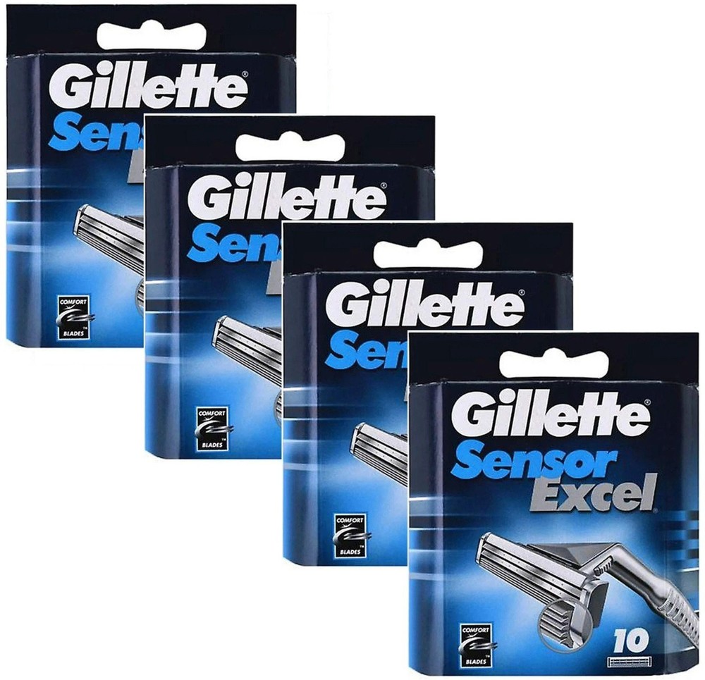 50 x Gillette Sensor Excel Refill Razor Blade Cartridges