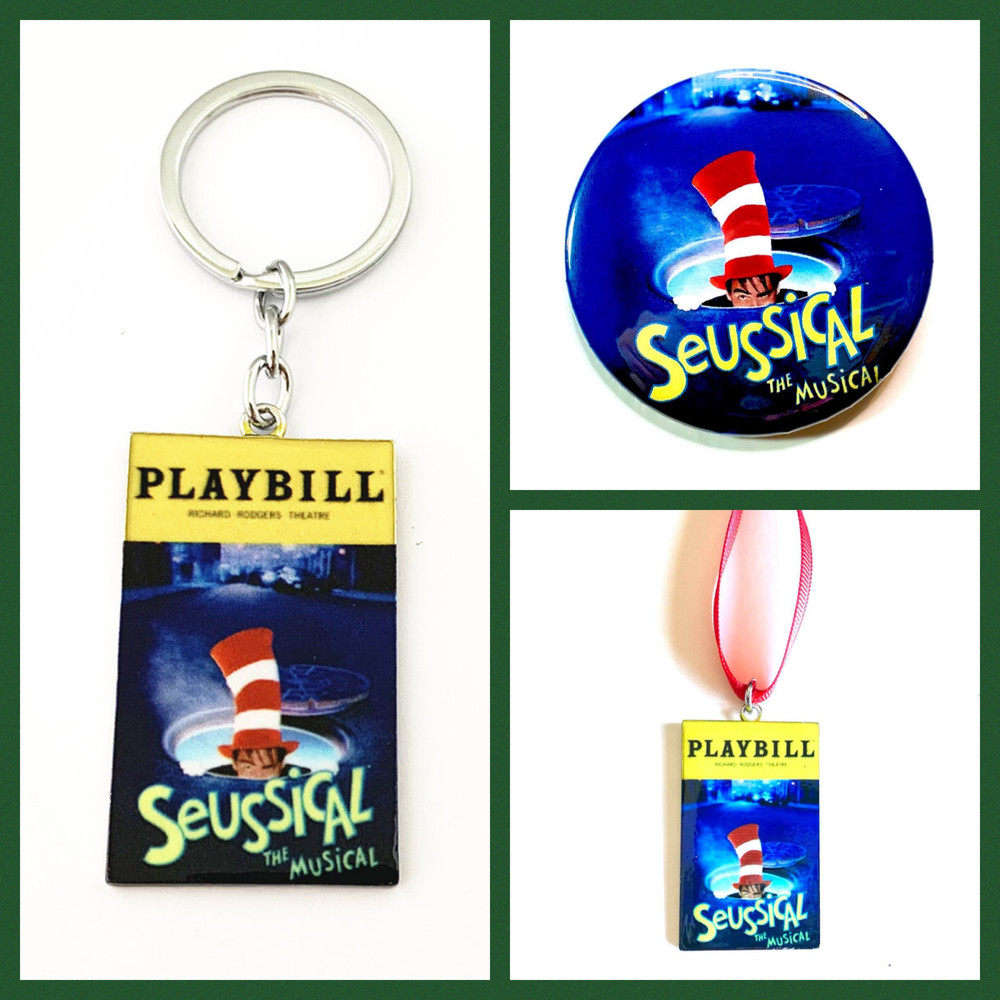 Seussical Broadway Keychain, Ornament or Button
