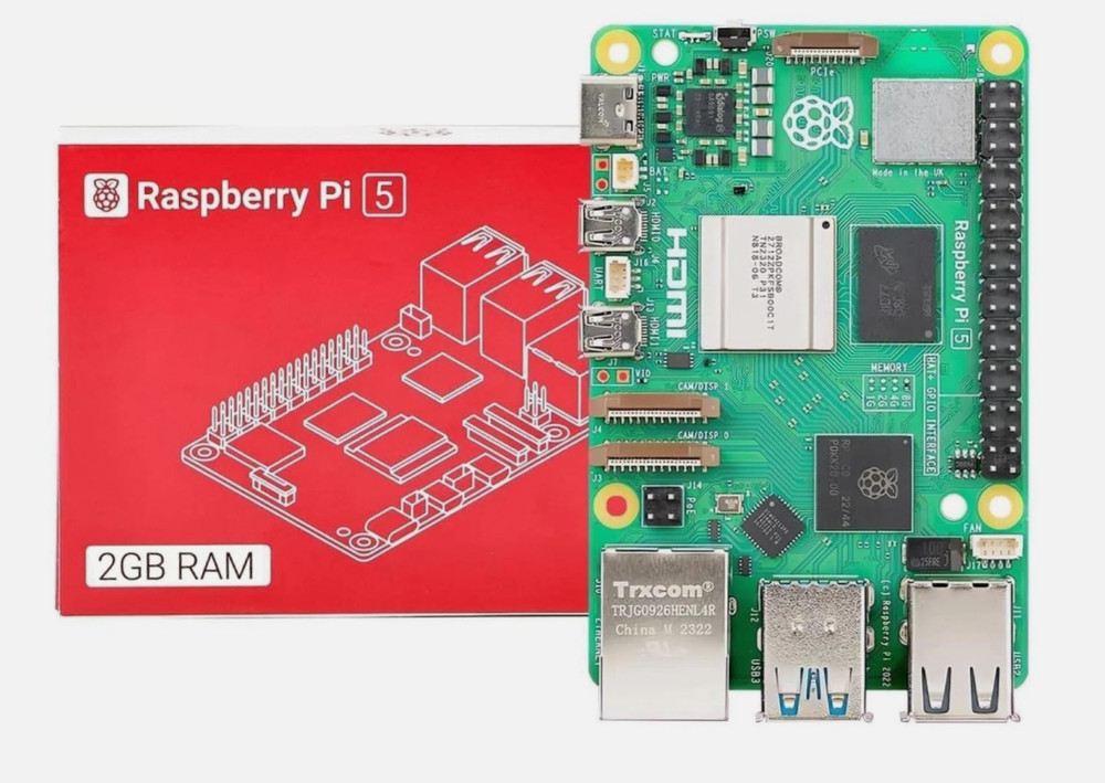 Raspberry Pi 5 2GB RAM Single Board Computer WiFi Bluetooth SBC