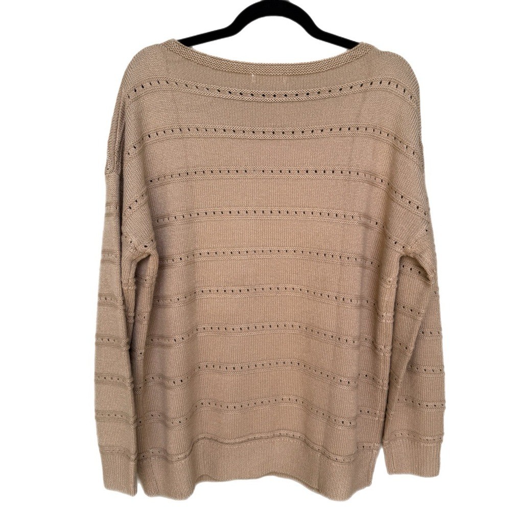 Neutral Khaki Knit Sweater