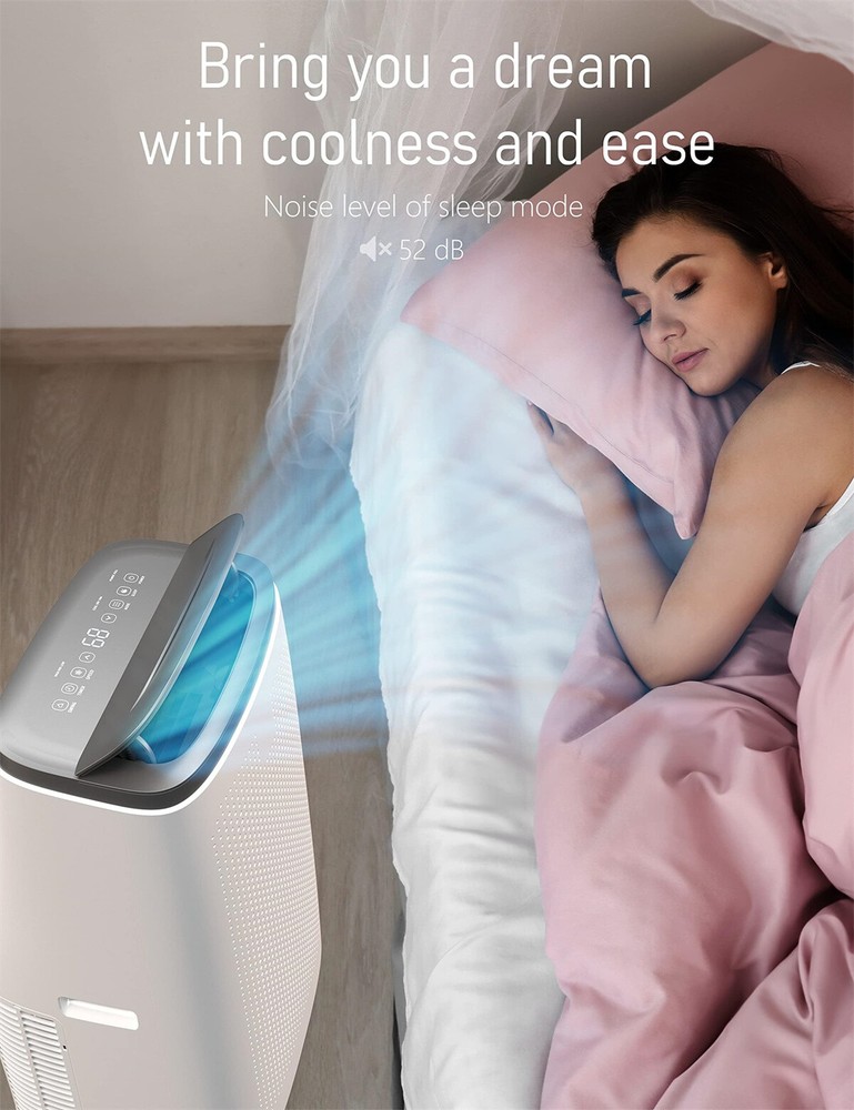 🔥14000 BTU Portable Air Conditioners 24H Timer Remote Control Sleep Mode AC Uni