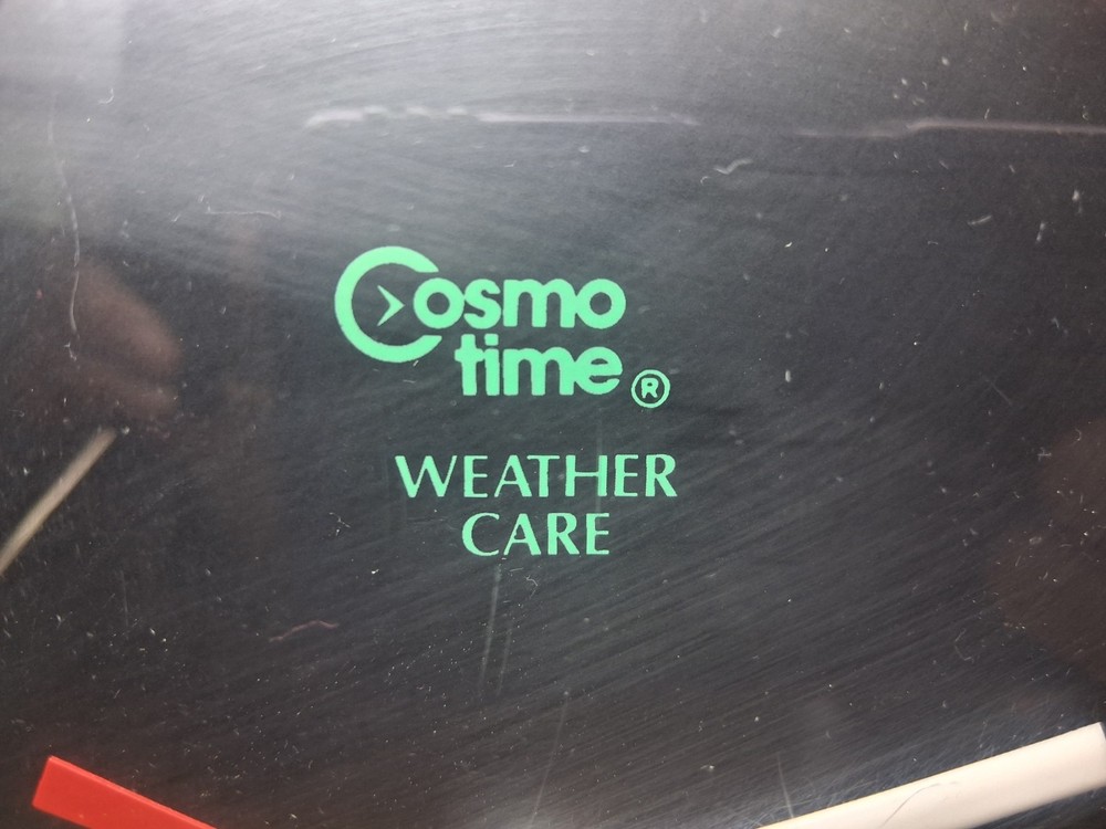 Cosmo Time Wall Clock Weather Station Works!