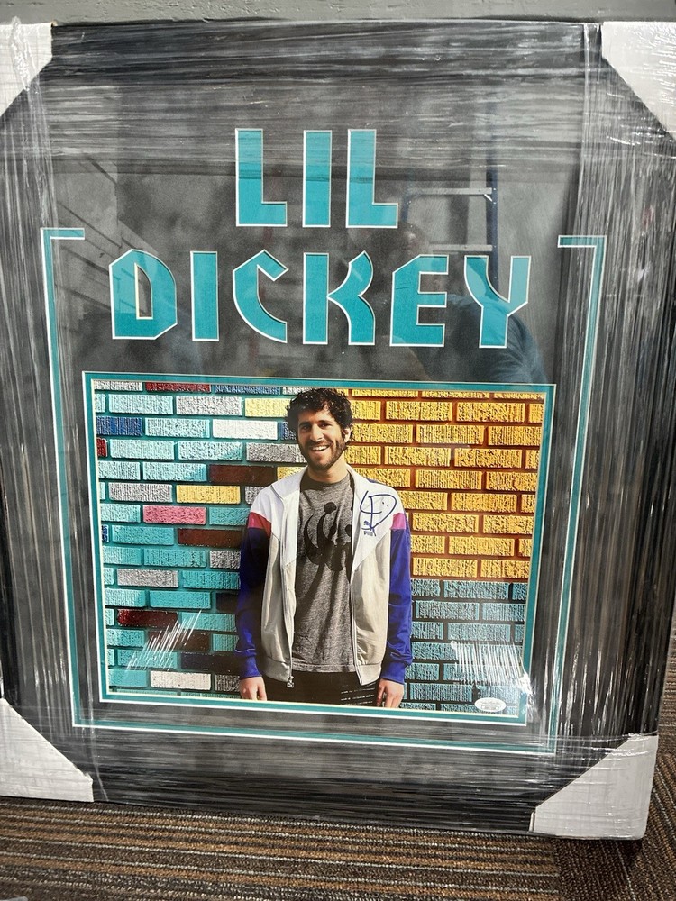 LIL DICKEY Dave Burd Signed Photo Framed JSA
