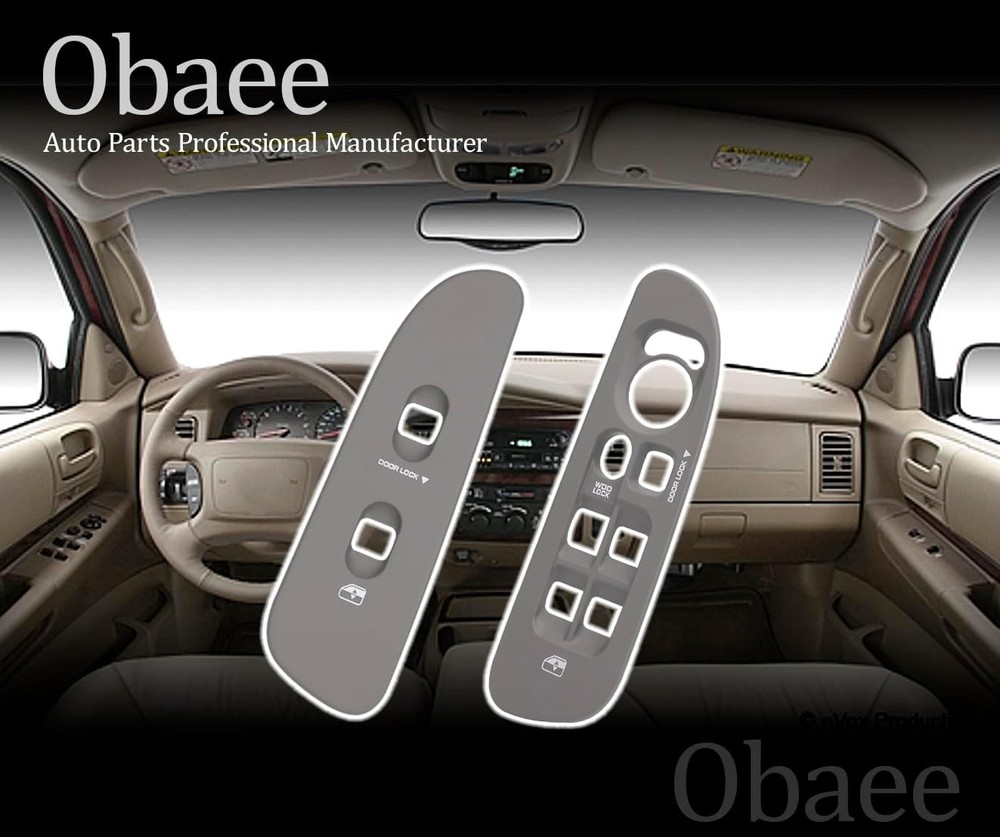 2002-2009 Dodge Ram Window Control Switch Bezel for Driver & Passenger Doors