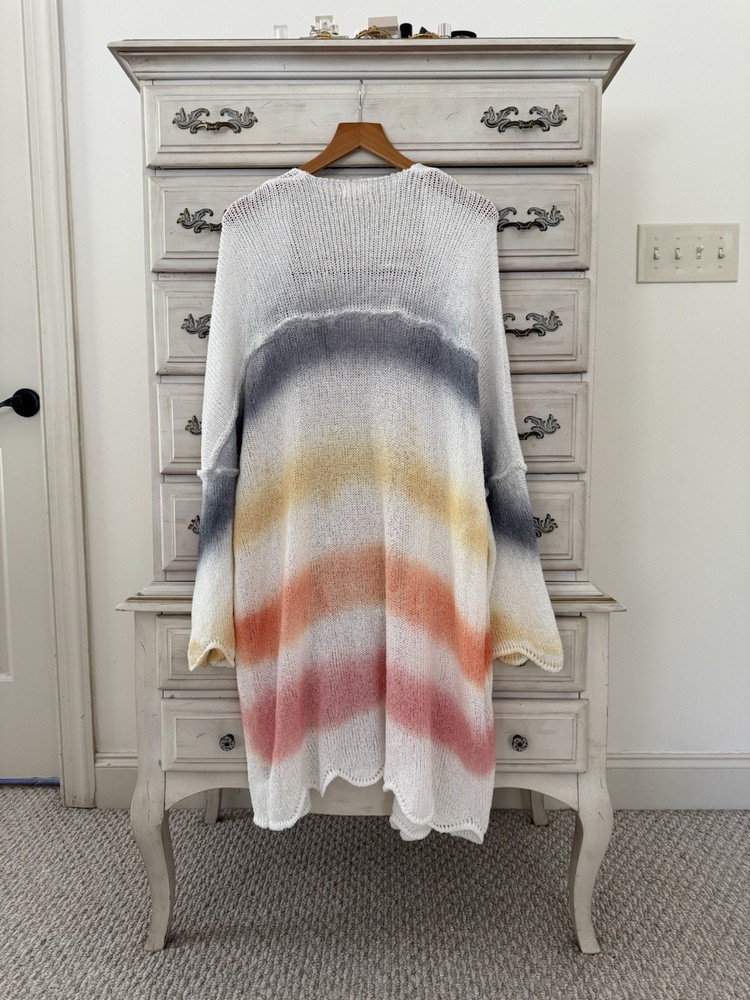 POL Boho Oversized Knit Pocketed Cardigan