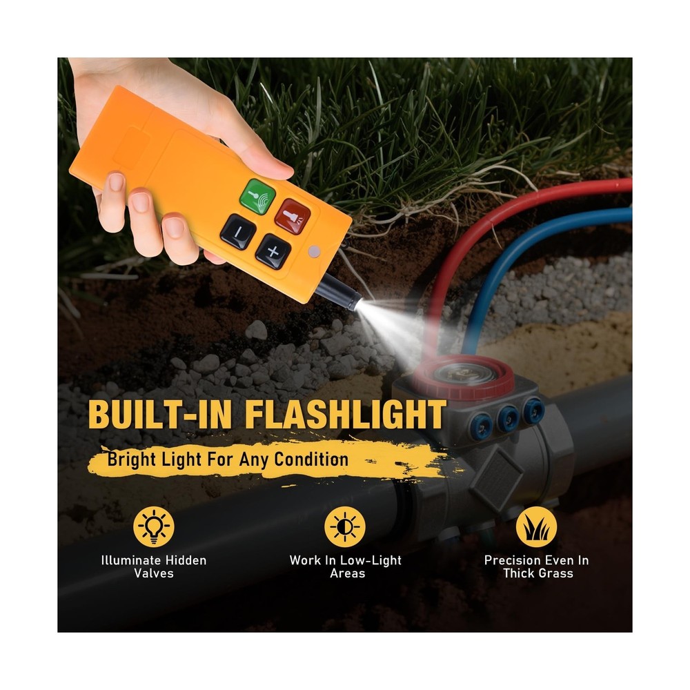 Irrigation System Tester, Sprinkler Valve Locator, 4 Modes including Solenoid...