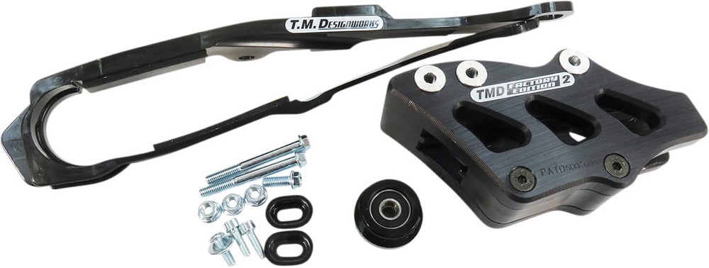 T.M. Designworks Dirt Cross Multi-Purpose Chain Slide-N-Guide Kit FE2 Guide - Bl