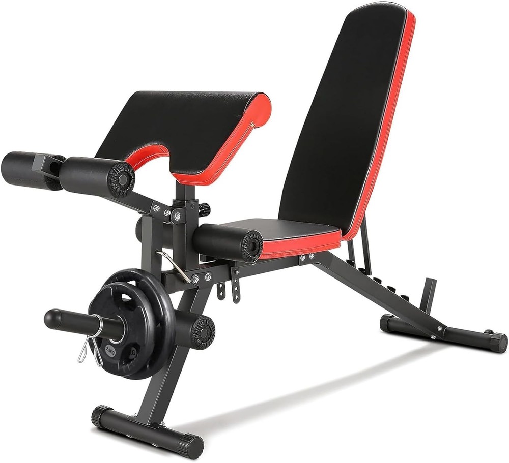 800LBS Adjustable Foldable Weight Bench for Home Gym Strength Training Workout⭐⭐