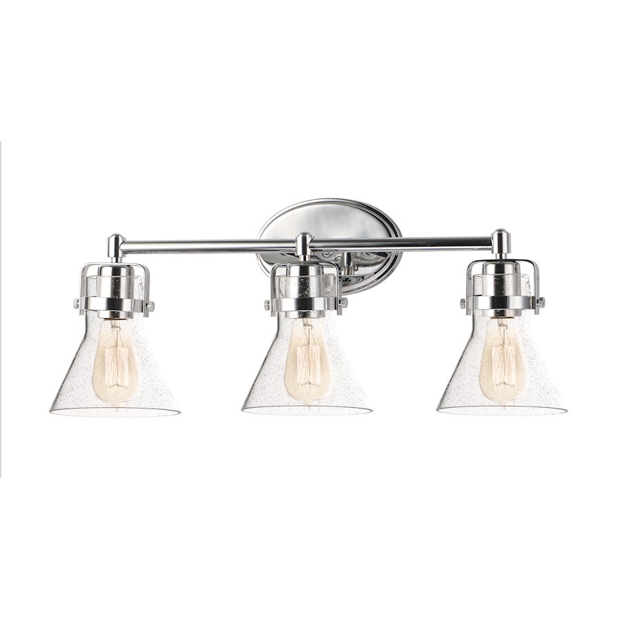 Maxim Lighting Seafarer 3-Light Bath Vanity in Polished Chrome - 26113CDPC