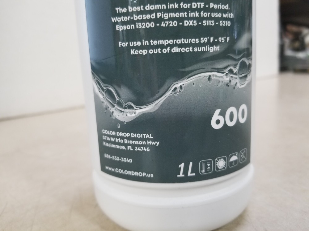 Colordrop 1 Liter DTF Ink - White