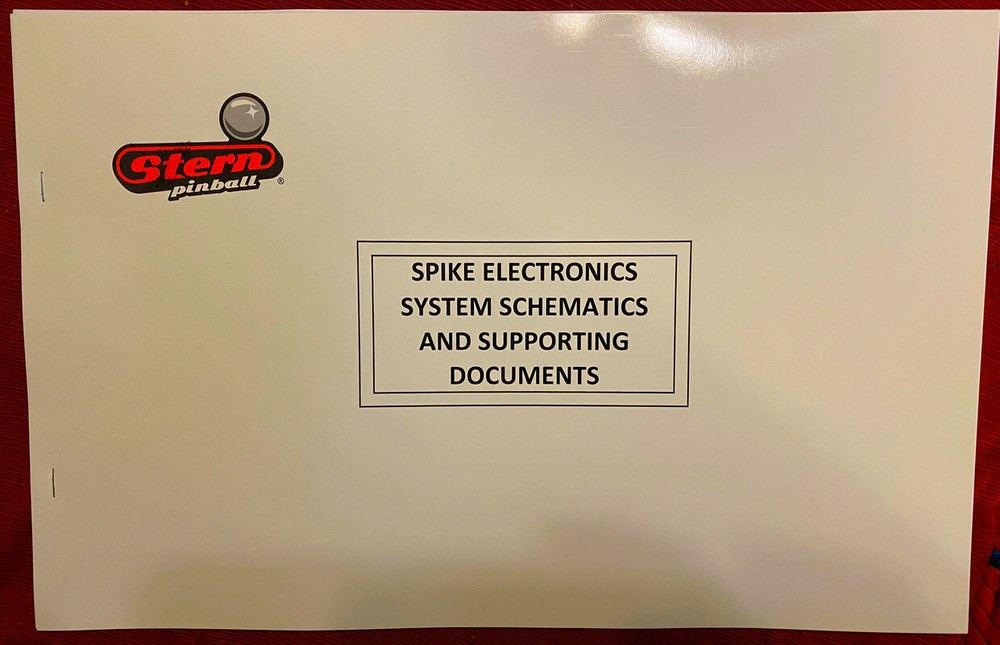 STERN Pinball SPIKE Electronics Schematics & Supporting System Documents Repair