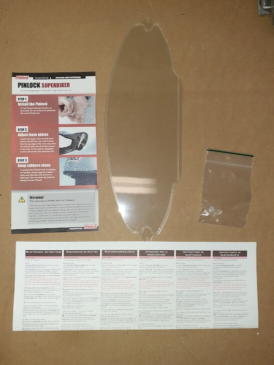 Five Packages Of Pin Lock Face Shield Covers