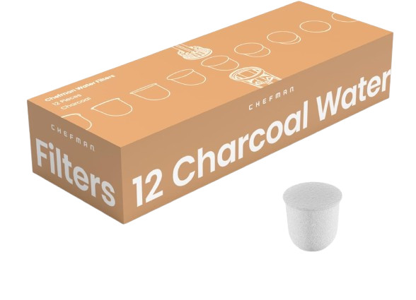 Chefman Water Filter Refill Cartridges, 12 Pack of Replacement Wa