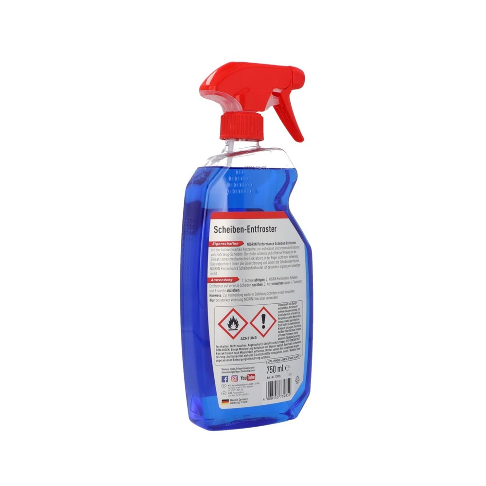 Disc defroster 750ml spray bottle, disc de-icer spray, pump atomizer,...