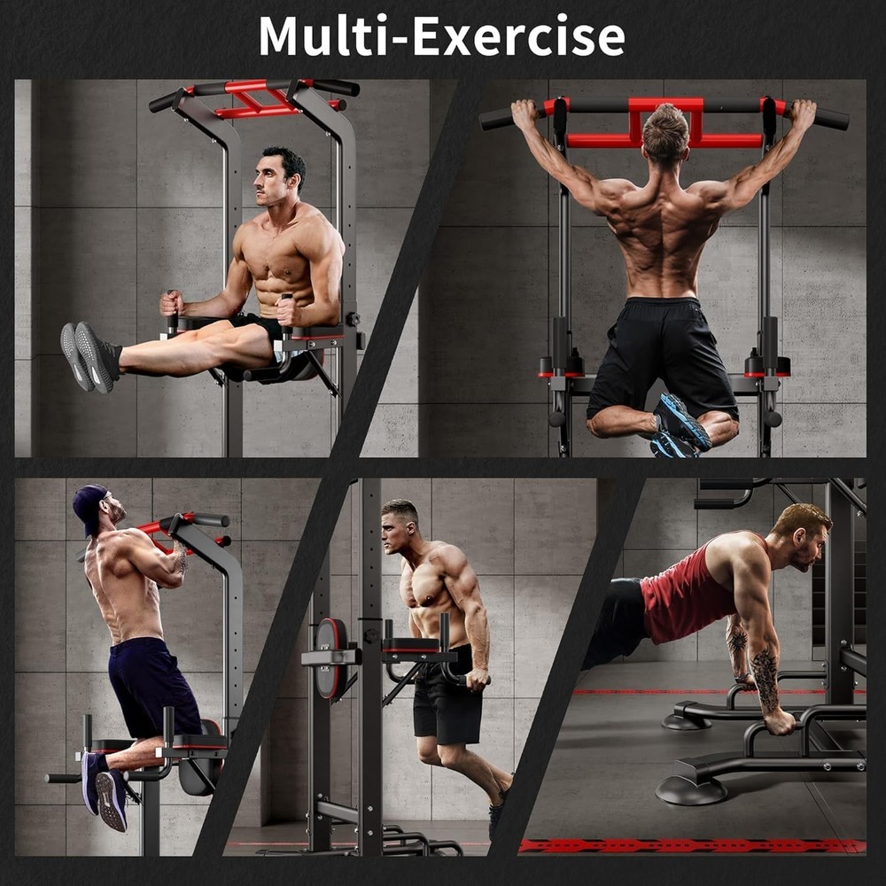 SogesHome Pull Up Bar and Dip Station Heavy Duty Adjustable