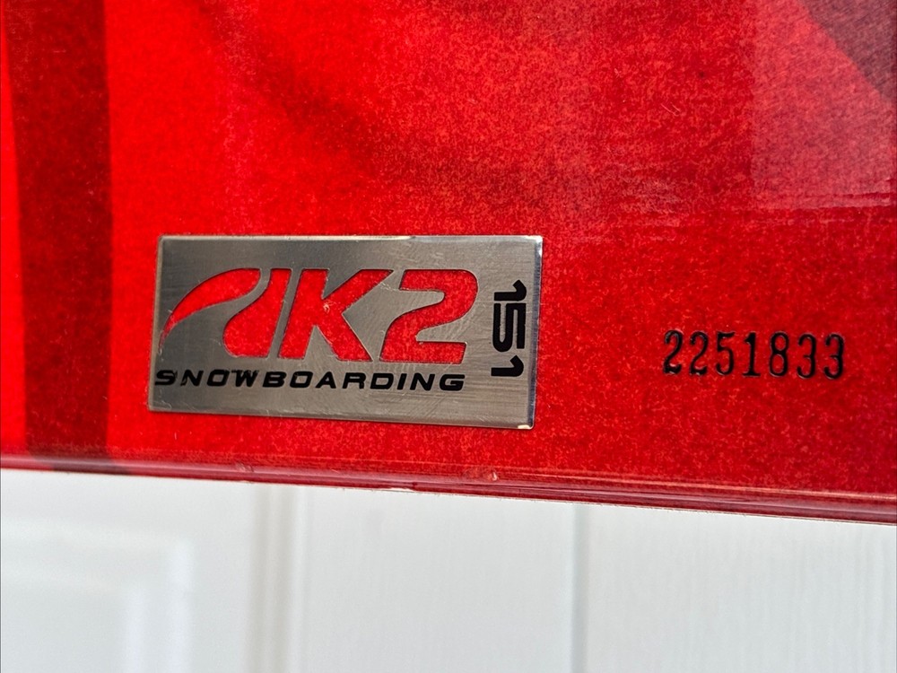 K2 LUNA SNOWBOARD SIZE 151 CM WITH BURTON BINDINGS