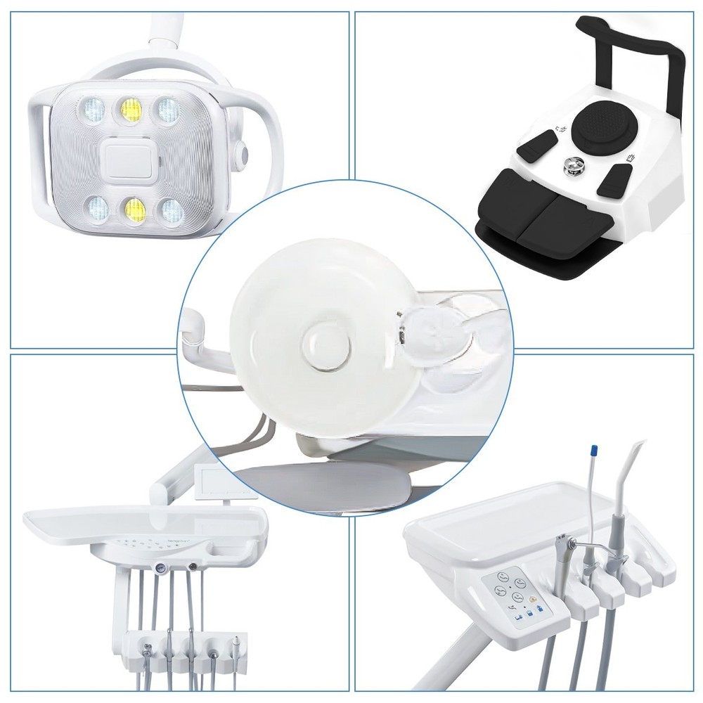 Dental Unit Chair Computer Controlled DC Motor PU Leather Treatment Unit