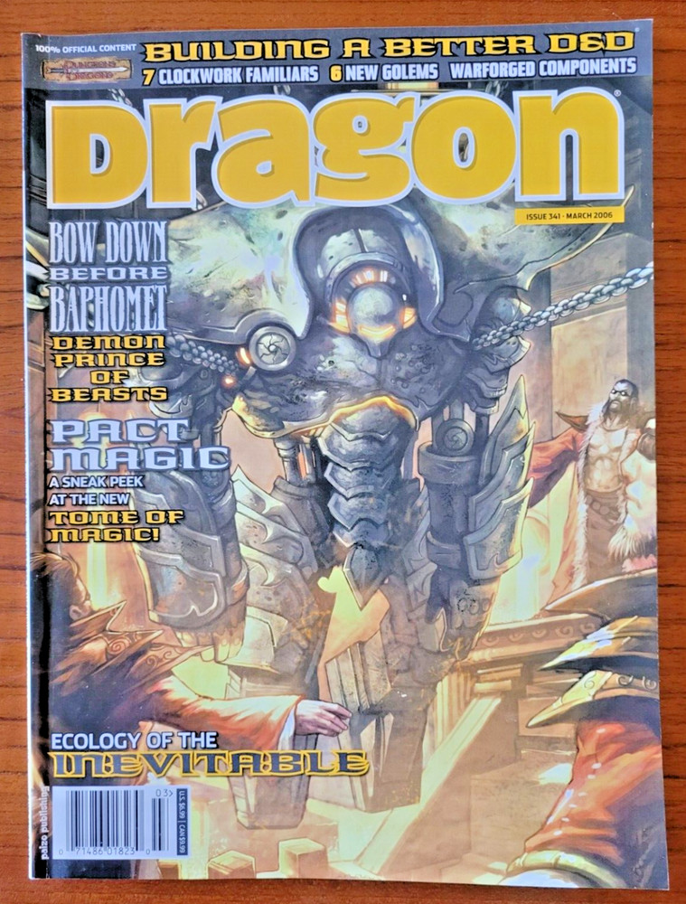 Dragon Magazine 341 - Mar 2006 - Baphomet - Pact Magic.