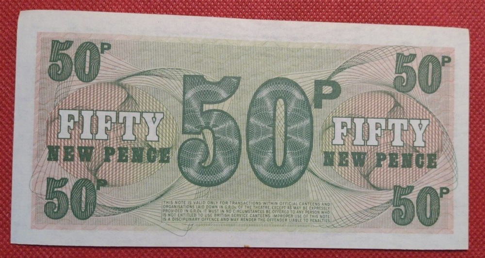 British Armed Forces Special Vouchers (B151)