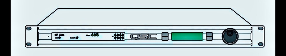 QSC-DSP 322UA--8in/8out-Processor-Active Crossover/Processor/Management