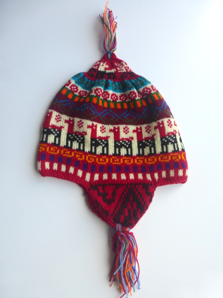 Peruvian Andean Mountain - Handmade Shaman Chullo Hat