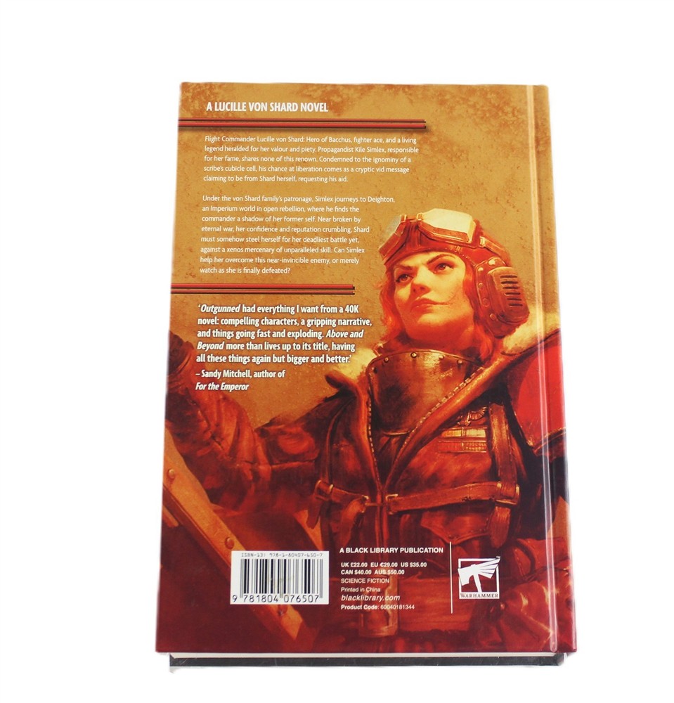 Above and Beyond Hardcover Black Library Warhammer 40k