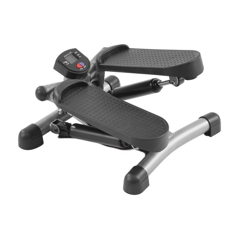 Twisting Mini Stepper Machine Full Body Workout Resistance Bands Digital Display