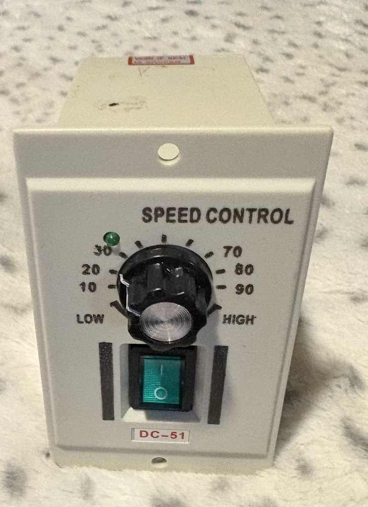 DC 0-90V Knob Motor Speed Controller Variable Adjustable Speed AC 110V Input