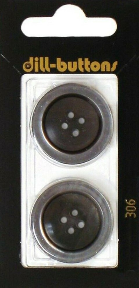 Dill Buttons ~ (0306) - 1" - 2 ct