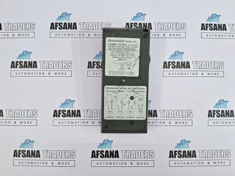 Rosemount 262 field calibrator 4-20ma