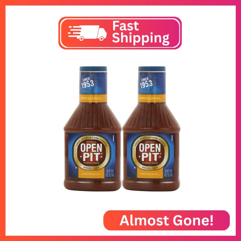 Open Pt Original BBQ Sauce, 18 Oz 2pk