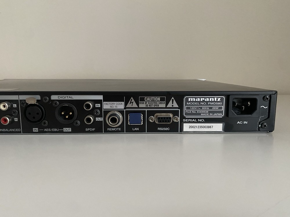Marantz PMD580 Network Solid State Recorder - MADE IN JAPAN