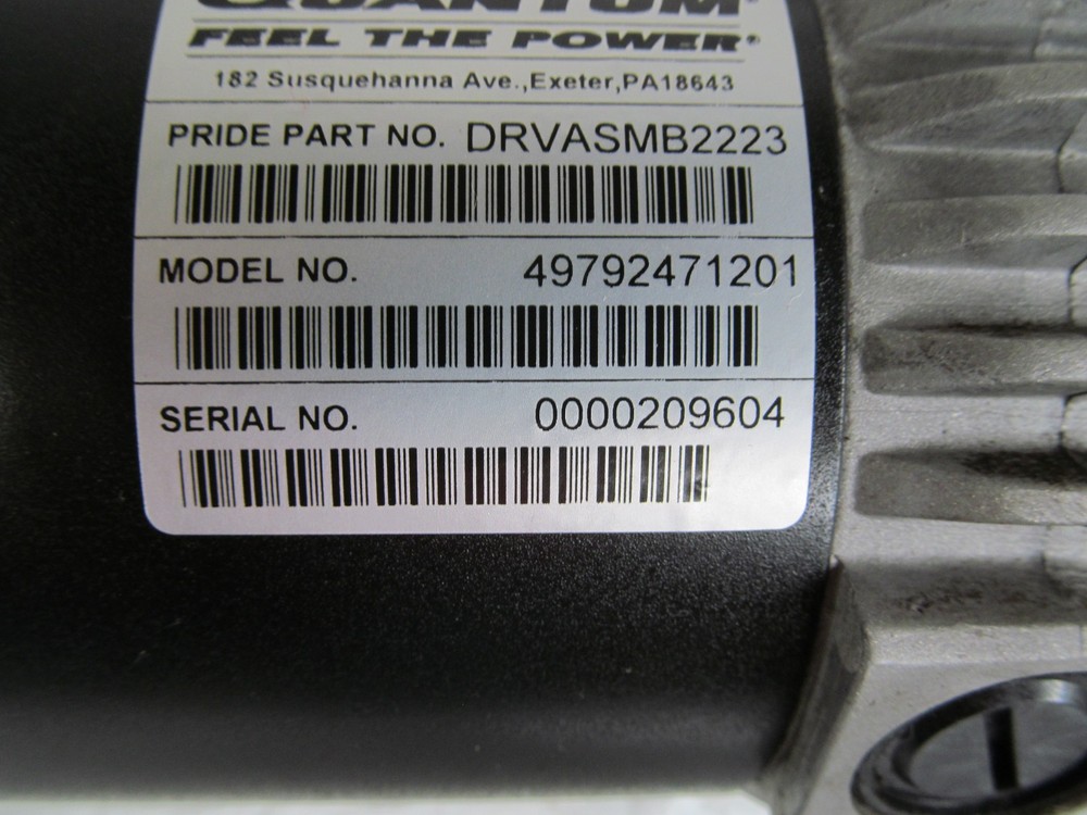 Left Motor DRVASMB2223 From Quantum Edge Wheelchair