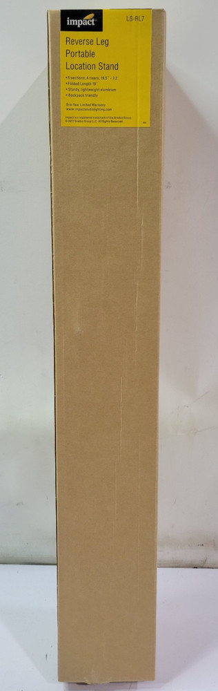 Impact LS-RL7 7.2' Reverse Legs Light Stand - New