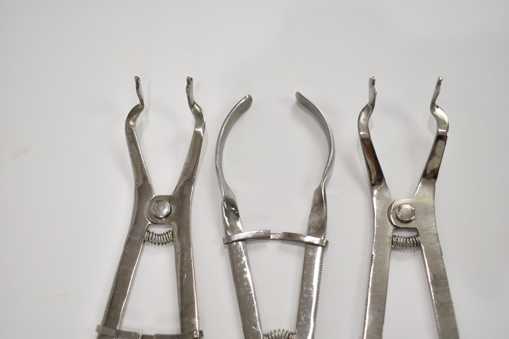 Rubber Dam Forceps - SET of 3 Dental Instruments