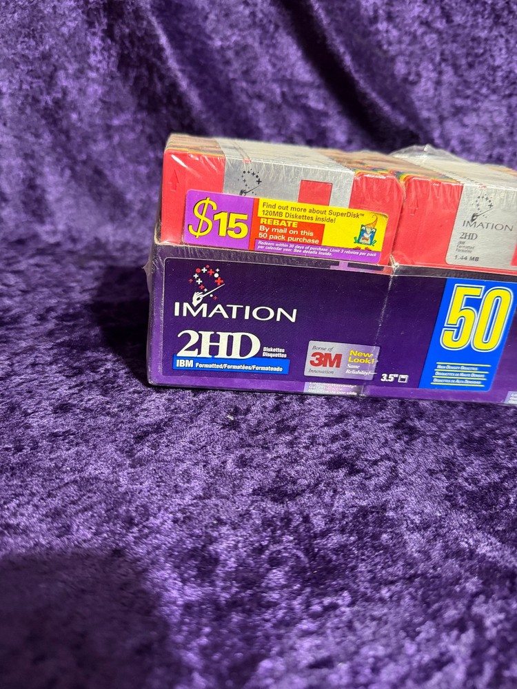 Imation 2HD Floppy Disks pak 50 Count