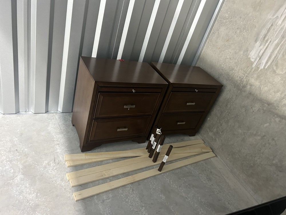 Full Bedroom Set - Dark Cherry