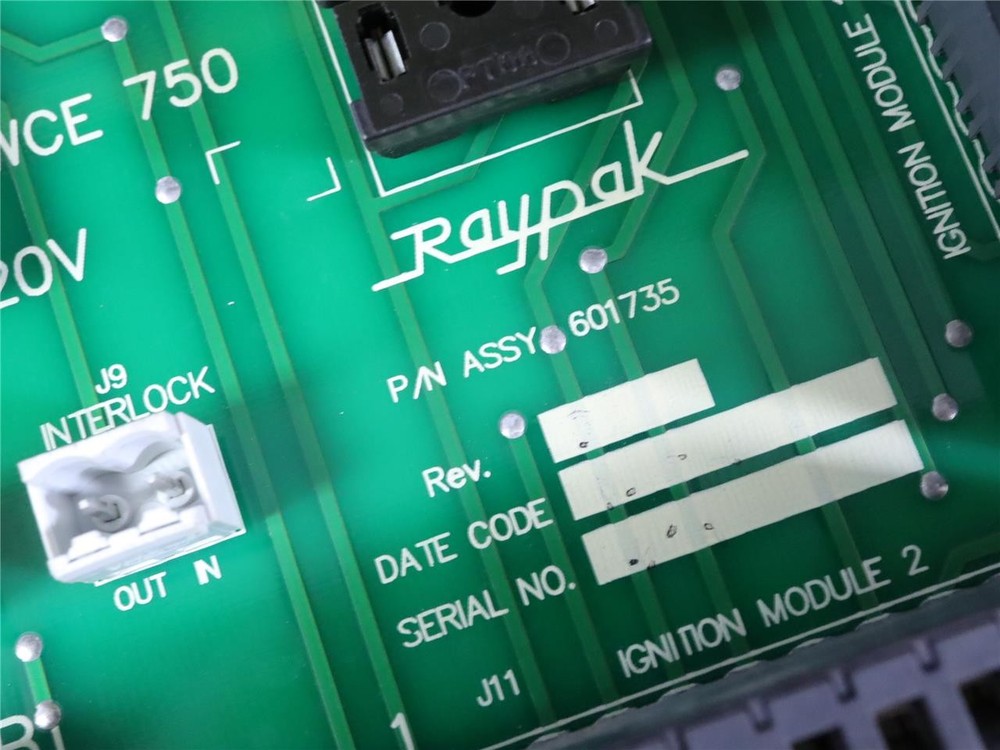 Raypak 601735 Control Circuit Board CPW