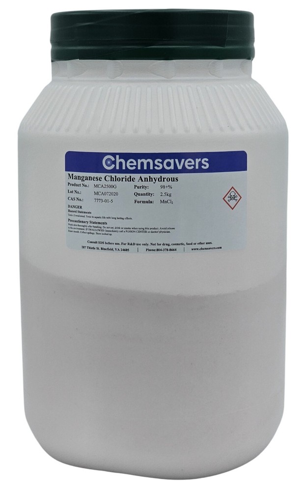 Manganese Chloride Anhydrous, 98+%, 2.5kg