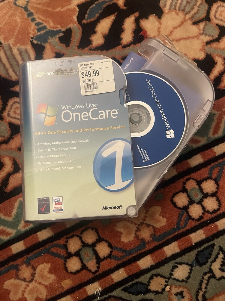 Windows Live OneCare All-in-one security and performance service Microsoft