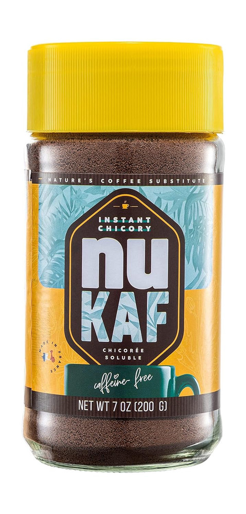Nukaf by Gourmanity Instant Chicory Coffee Alternative, Brews like Regular Coffe