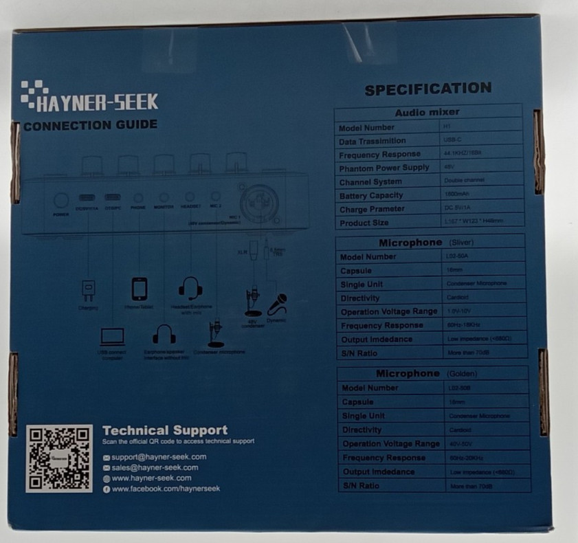 Heyner seek audio mixer bundle for 2