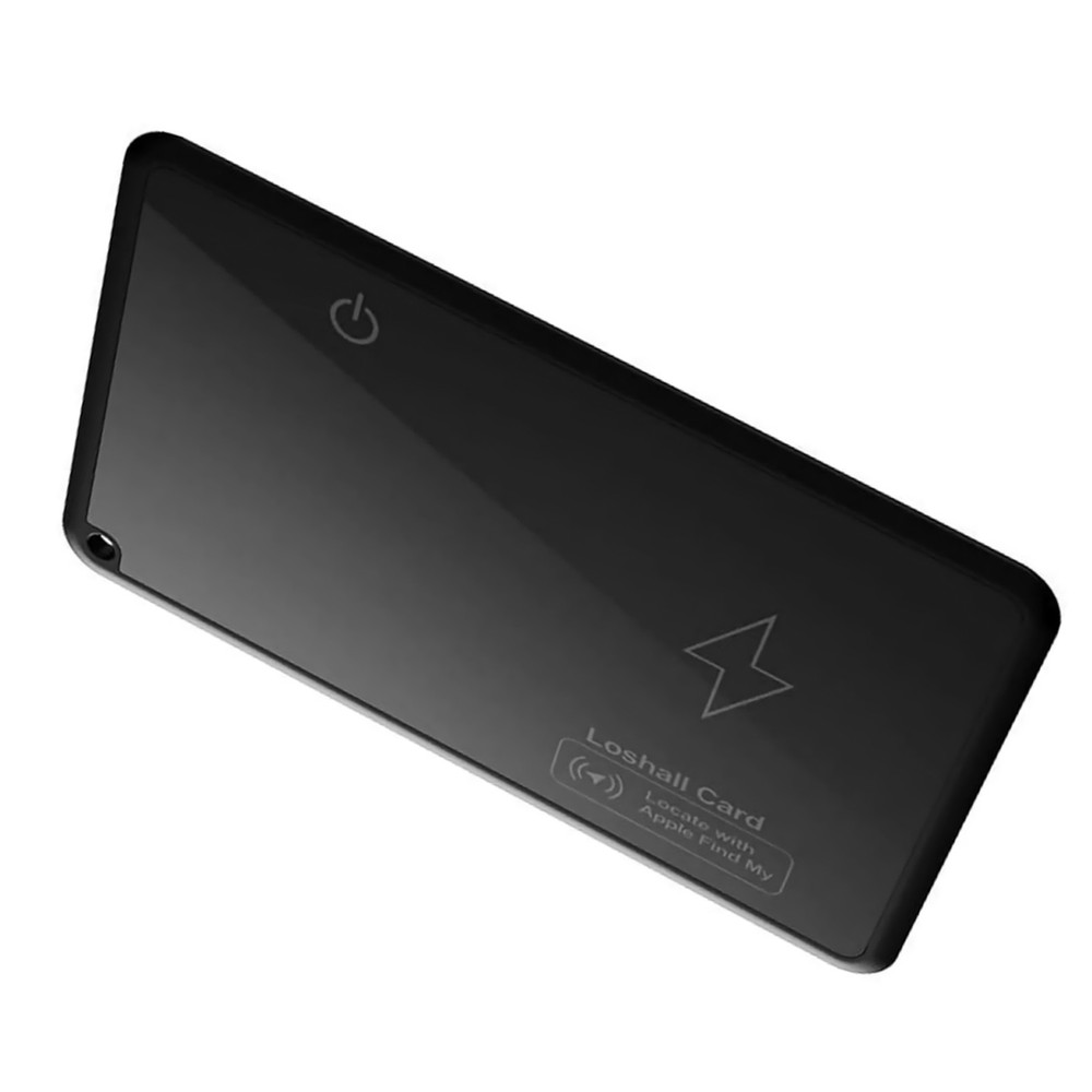 Wireless Charging Smart Card Tracker ABS Wallet Tracker Works For Apple Find My