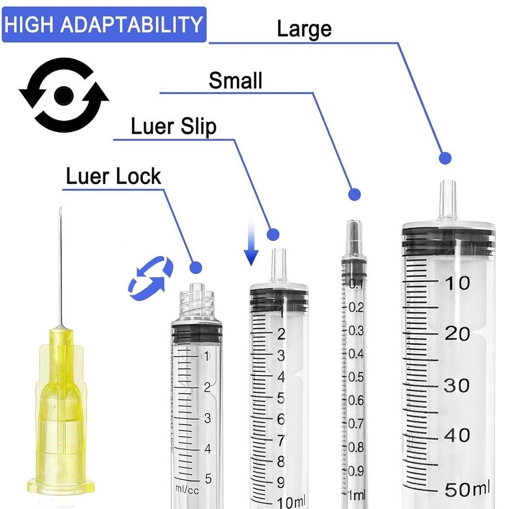 100PCS 30Ga 1/2 inch Needles Lab Accessories, Refilling Inks,Individually Pac...