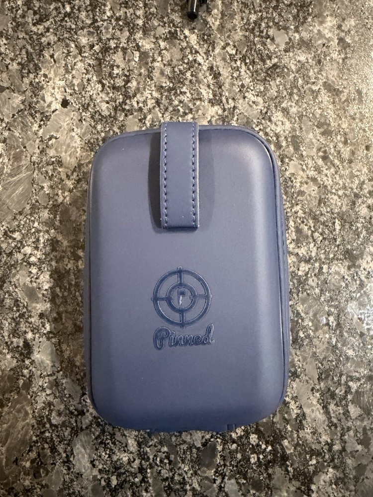 Pinned Ryder Cup 2025 Golf Rangefinder Blue with Case