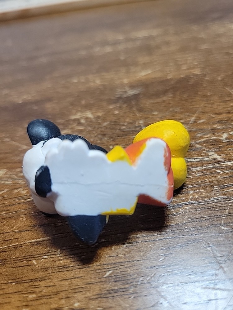 Vintage Mickey Mouse Figurine Laying Down