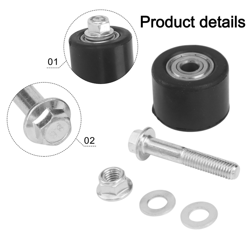 Precision Roller Bearing Chain Roller for YZ250 Models 1987 2020 Black