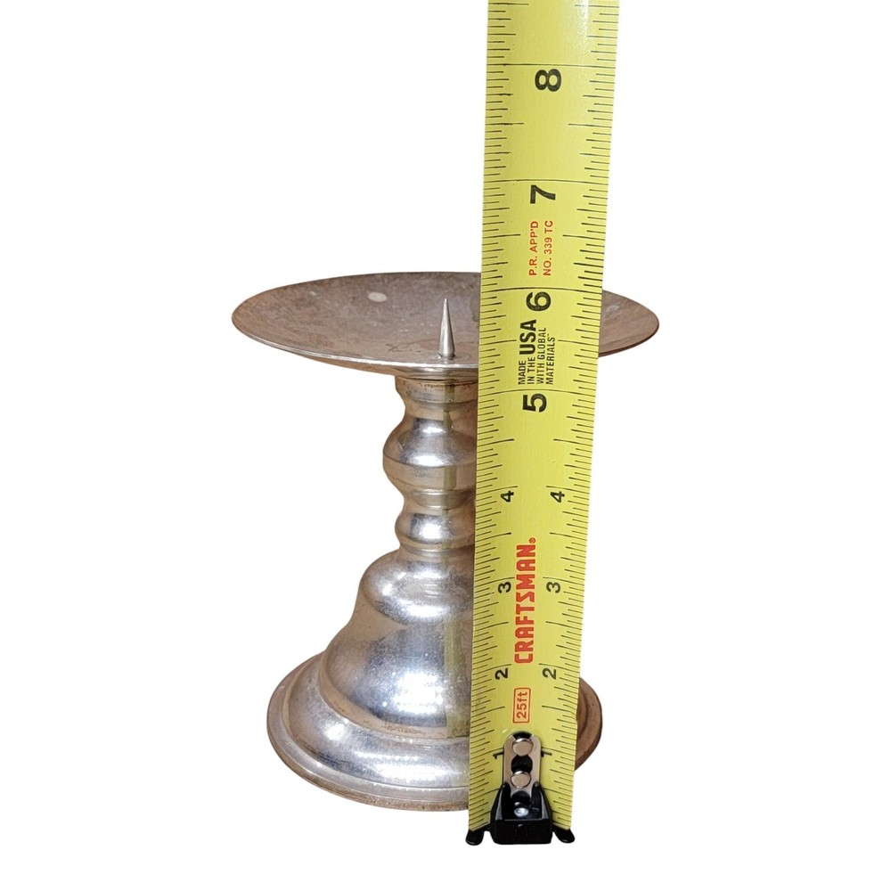 International Silver Co Silverplate Pricket Candle Holder