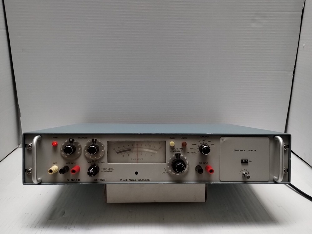 Singer 4AR Phase Angle Voltmeter