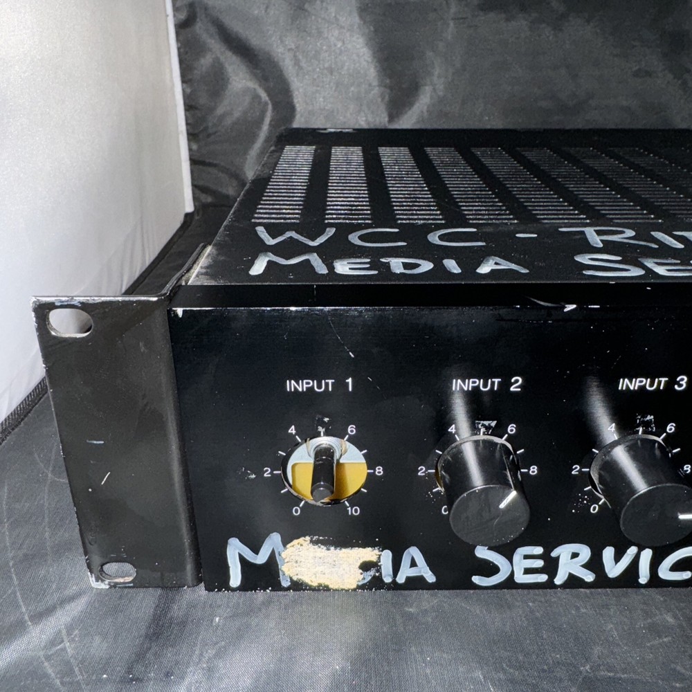 TOA 500 SERIES, A-512A AUDIO AMPLIFIER/MIXER